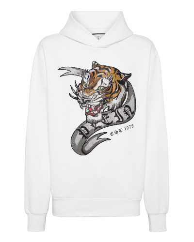 Hoodie Sweatshirt Crystal Tattoo