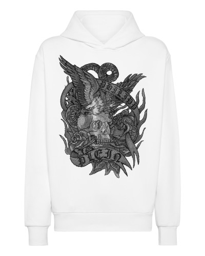 Hoodie Sweatshirt Crystal Tattoo