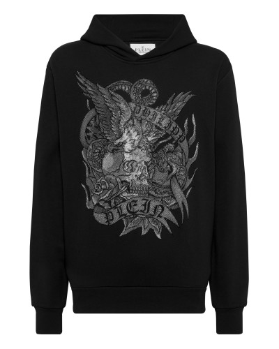 Hoodie Sweatshirt Crystal Tattoo