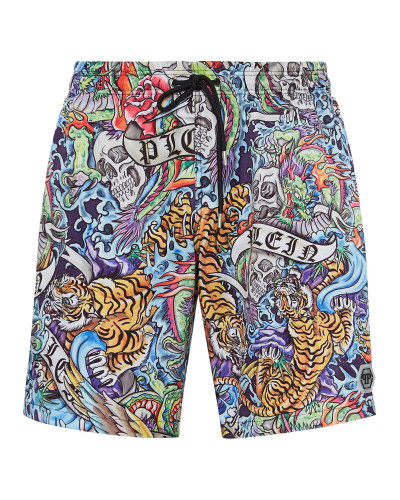 Long Swim Boxers Tattoo