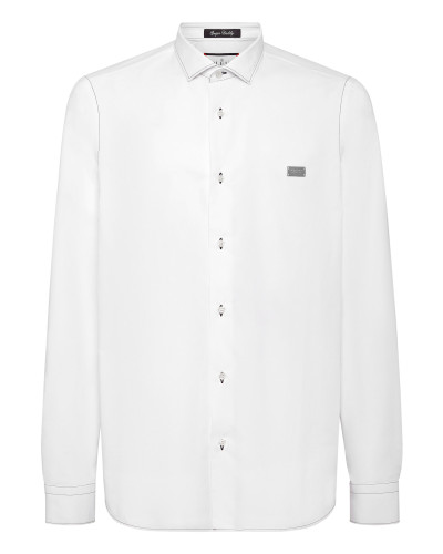 Shirt Sugar Daddy Cut LS Skull & Bones