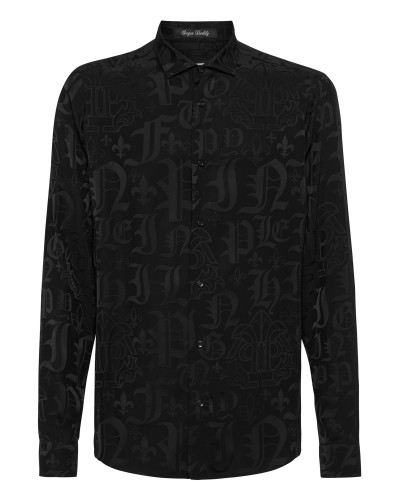 Jacquard Shirt Sugar Daddy Cut LS Monogram
