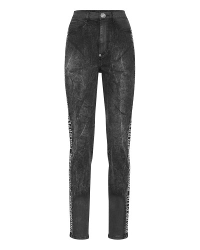 Super High Waist Jegging Crystal Plein