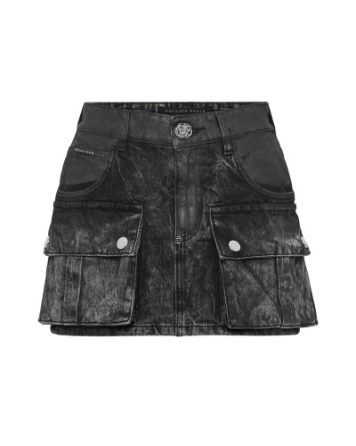 Denim Mini Skirt