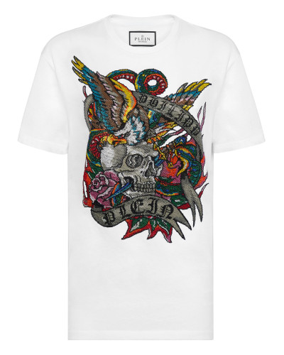 T-shirt Roundneck SS with crystals Tattoo