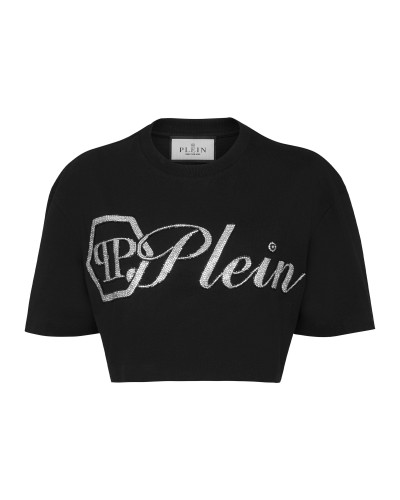 Cropped T-Shirt Crystal Signature Cropped T-Shirt Crystal Signature