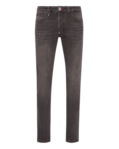 Denim Trousers Super Straight Cut Basic