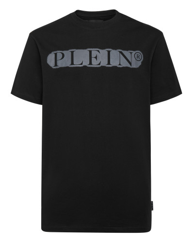 T-shirt Round Neck SS Spray Effect Print Philipp Plein TM
