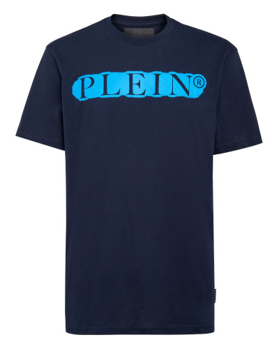 T-shirt Round Neck SS Spray Effect Print Philipp Plein TM