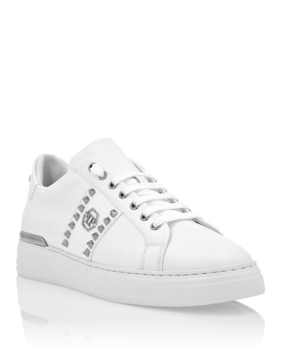 Leather Lo-Top Sneakers The Plein Original TM