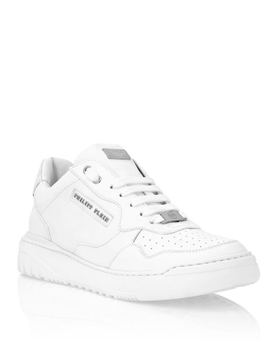 Nappa Leather Low Top Sneakers Lettering
