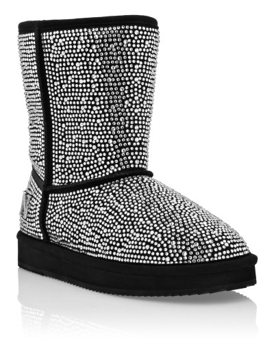 Mid Flat Boots Stones