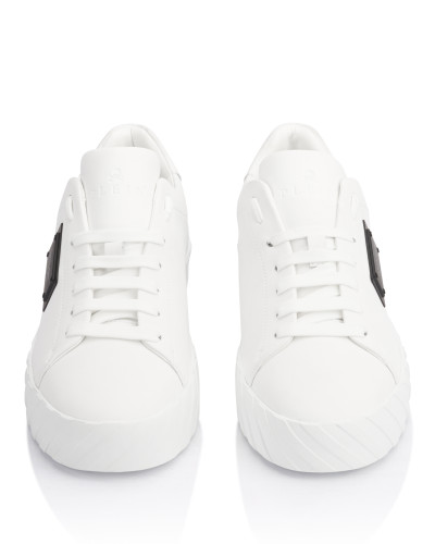 Nappa Leather Low-Top Sneakers Placca