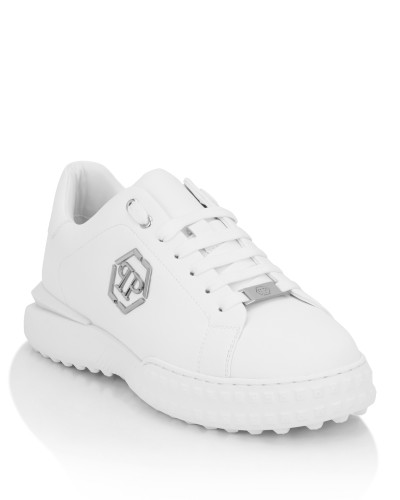 Nappa Leather Low-Top Sneakers Hexagon