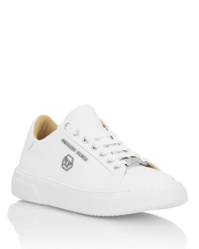 Leather Lo-Top Sneakers Hexagon