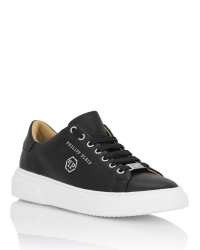 Leather Lo-Top Sneakers Hexagon