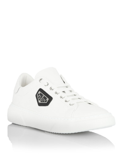 Leather Lo-Top Sneakers Iconic Plein