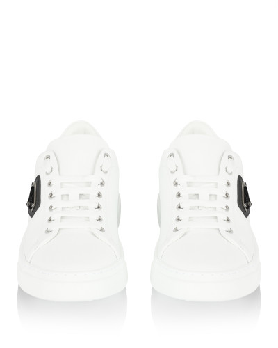 Leather Lo-Top Sneakers Iconic Plein
