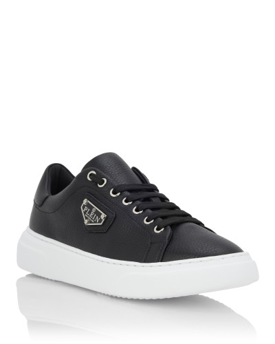 Leather Lo-Top Sneakers Iconic Plein