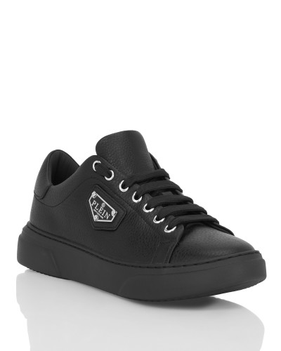 Leather Lo-Top Sneakers Iconic Plein