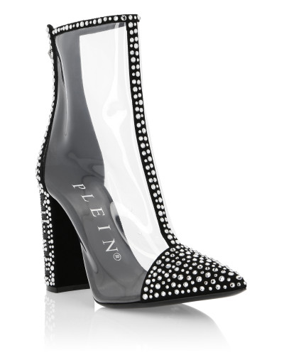 Boots High Heels Mid Crystal