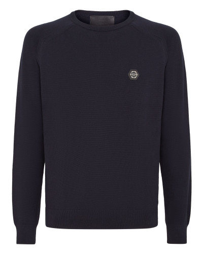 Cotton Pullover Round Neck LS