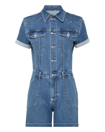 Denim Jumpsuit Iconic Plein