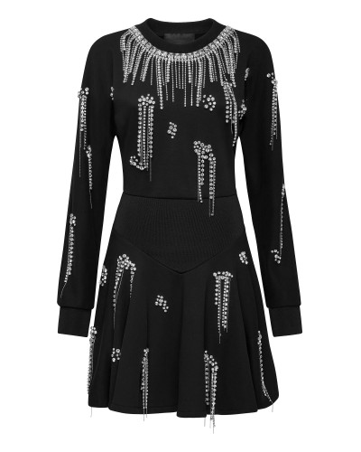Jogging Dress Crystal Fringe
