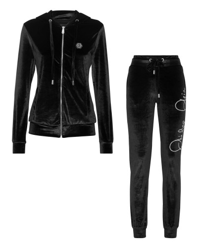Velvet Hoodie/Trousers Tracksuit