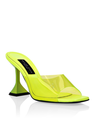 Sandals in pvc Mid Heels Iconic Plein