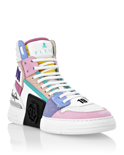 HI-TOP SNEAKERS PHANTOM KICK$ PYTHON HEXAGON
