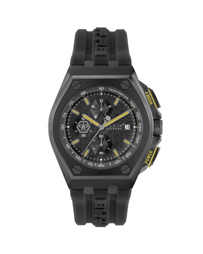 PLEIN EXTREME HURRICANE BLACK PLATED Watch