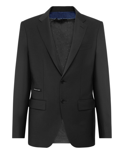 Wool Blazer Gigolò fit Crystal Skull with Crystals