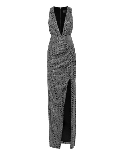 Long Dress Monogram with Crystals