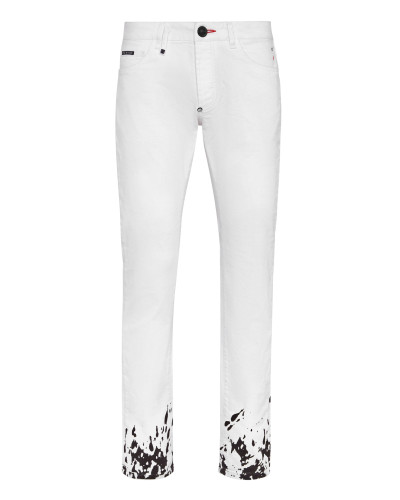 Denim Trousers Super Straight Cut Tattoo