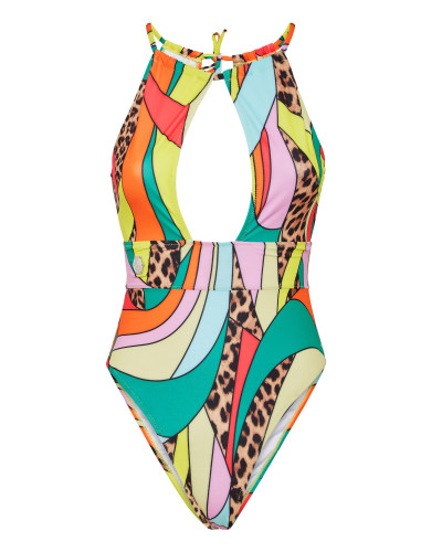 Monokini Rainbow Patchwork