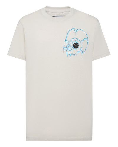 T-shirt Round Neck SS Dripping Skull