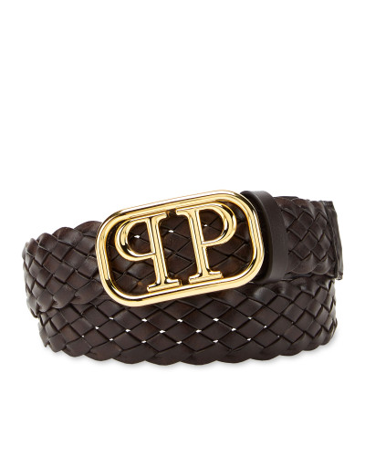 Leather Belt Crocco Print Philipp Plein TM