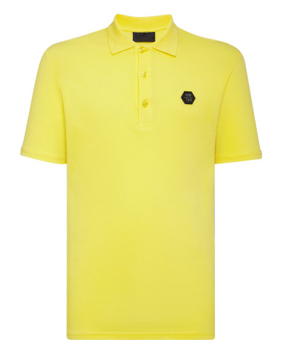 Slim Fit Polo shirt SS Hexagonal