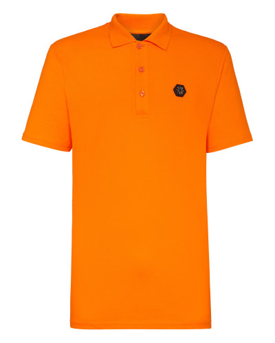 Slim Fit Polo shirt SS Allover skull
