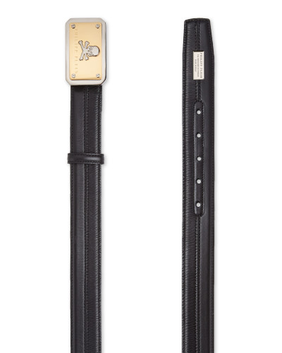 Leather Belt Skull and Plein