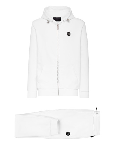 Tracksuit Top/Trousers Stones Skull and Plein