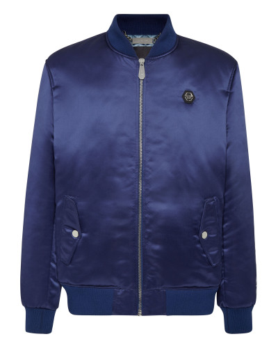 Satin Top Gun Bomber Hexagon