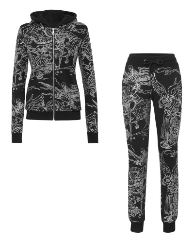 Tracksuit Top/Trousers Stones Skeleton tattoo
