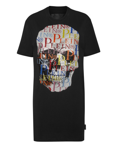 T-shirt Dress Multicolor Skull