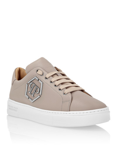 Leather Lo-Top Sneakers Hexagon
