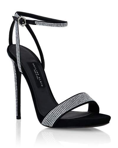 Crystal Ankle Strap Sandals