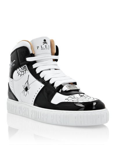 Leather Hi-Top Sneakers