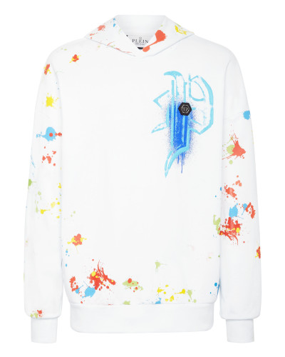 Hoodie sweatshirt Dripping Skull