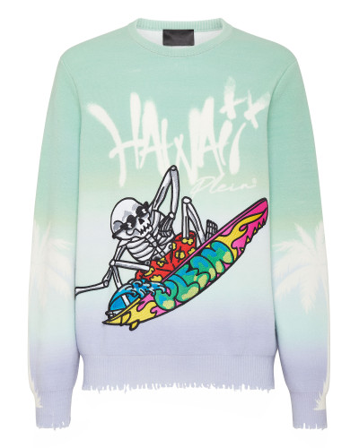 Merino Wool Pullover LS Hawaii